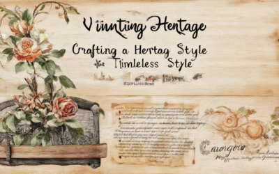 Igniting Vintage Heritage: Crafting a Timeless Blog Style